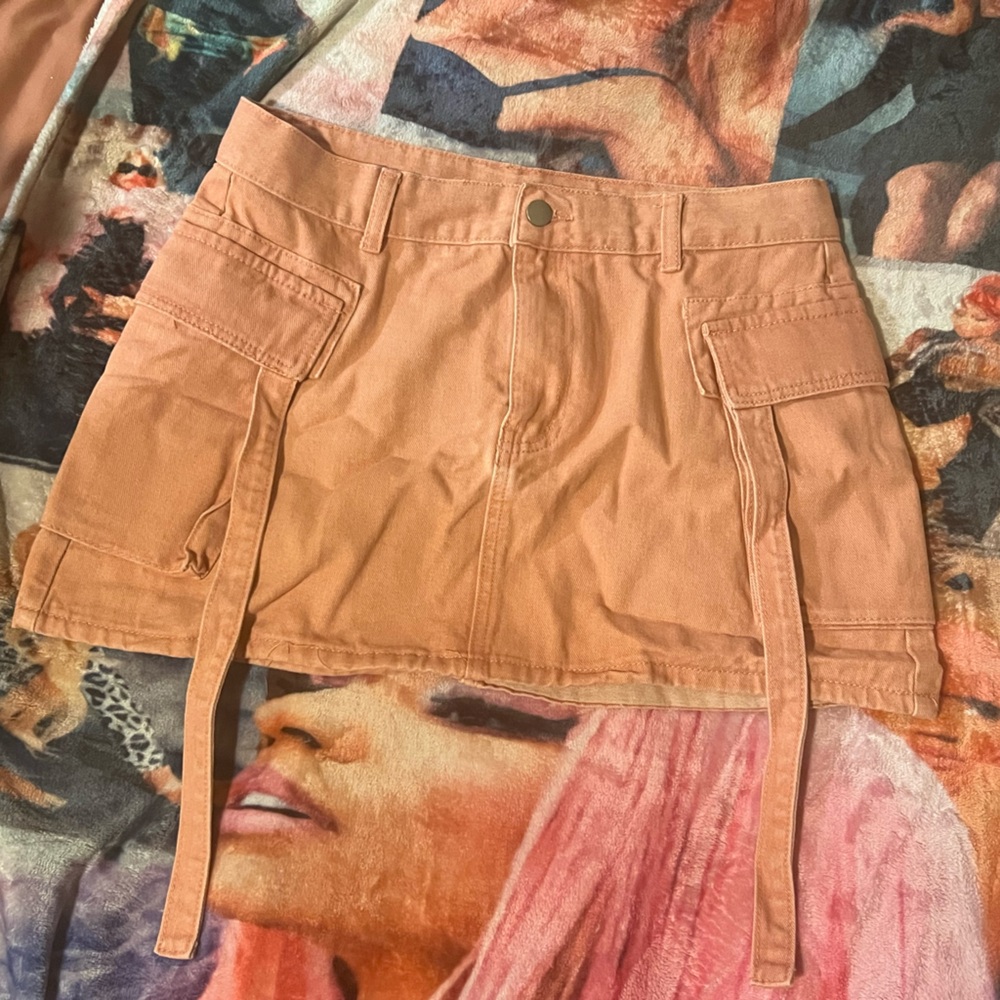 Pink Cargo skirt